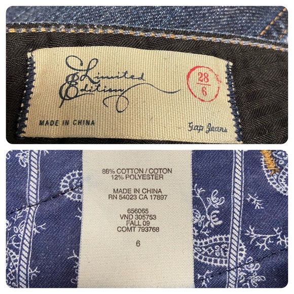 Gap Jeans Limited Edition Women’s Jean Skirt Dark Wash Blue - Picture 15 of 16